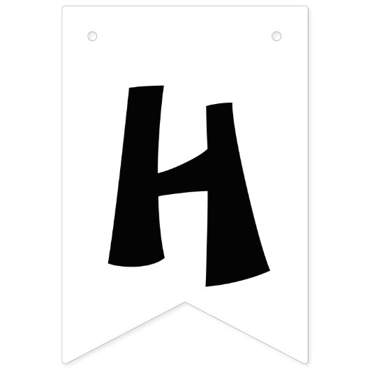 Drapeaux de Bunting d'Anniversaire Cute Little Nin (Deuxième drapeau)