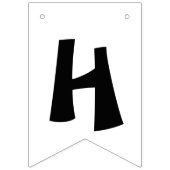 Drapeaux de Bunting d'Anniversaire Cute Little Nin (Deuxième drapeau)