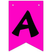 Drapeaux de Bunting d'Anniversaire Cute Little Nin (Troisième drapeau)