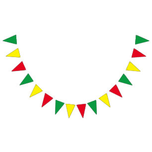 Drapeaux de Bunting de décorations éthiopiennes
