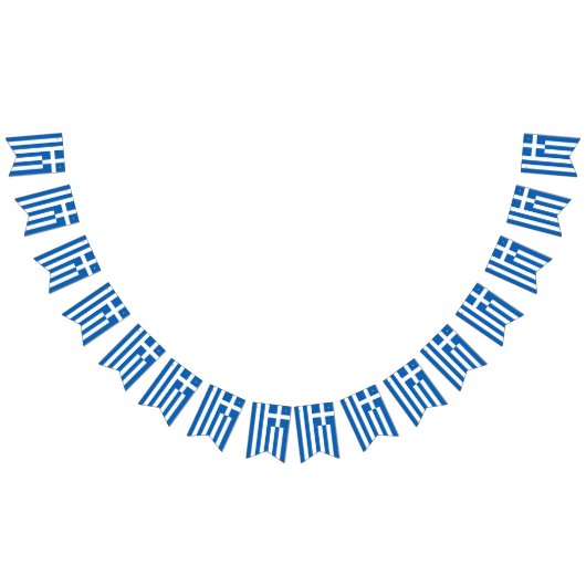 Drapeaux de Bunting Grèce (Tout)