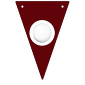 Drapeaux de Bunting Maroon de l'équipe de crosse (Deuxième drapeau)
