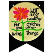 Drapeaux de Bunting PAIX ukrainiens (Troisième drapeau)