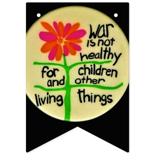 Drapeaux de Bunting PAIX ukrainiens (Troisième drapeau)