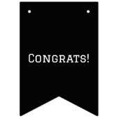 Drapeaux de Bunting Party de graduation (Deuxième drapeau)