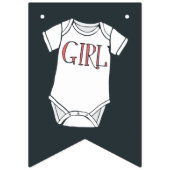 Drapeaux de Bunting Party de révélation de genre m (Deuxième drapeau)