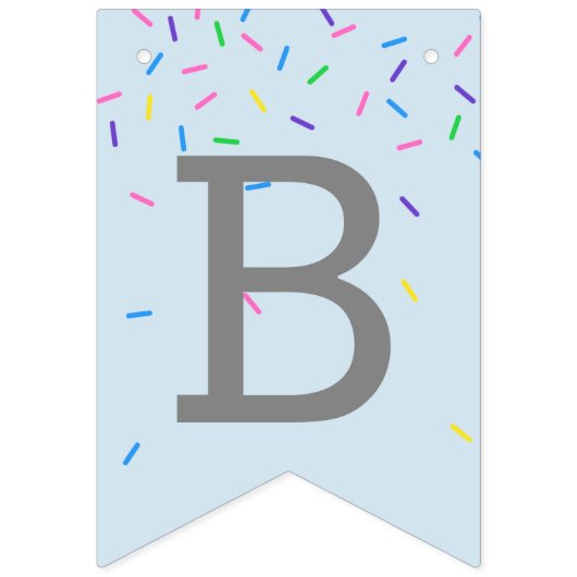 Drapeaux de Bunting pour bébés (Deuxième drapeau)