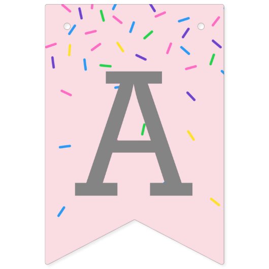 Drapeaux de Bunting pour bébés (Troisième drapeau)