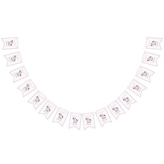 Drapeaux de Bunting pour l'anniversaire de la vach (Tout)