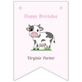 Drapeaux de Bunting pour l'anniversaire de la vach (Deuxième drapeau)