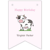 Drapeaux de Bunting pour l'anniversaire de la vach (Troisième drapeau)