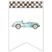 Drapeaux de Bunting Voiture Blue Race (Premier drapeau)