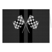 Drapeaux de course sur bandes de fibre de carbone  (Devant horizontal)