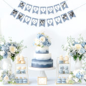 Drapeaux de décoration élégants avec photo personn