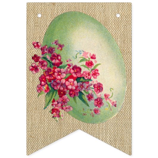 Drapeaux de fanions de Pâques en toile de jute rus (Deuxième drapeau)