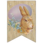 Drapeaux de fanions de Pâques en toile de jute rus (Premier drapeau)