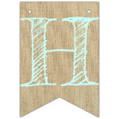 Drapeaux de fanions de Pâques en toile de jute rus (Troisième drapeau)