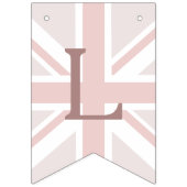 Drapeaux de fanions Union Jack rose pâle Longue vi (Premier drapeau)