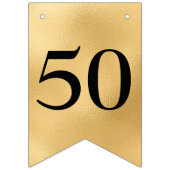 Drapeaux de fete or 50 et fabuleux (Premier drapeau)