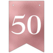 Drapeaux de fete rose gold 50 et fabuleux (Premier drapeau)
