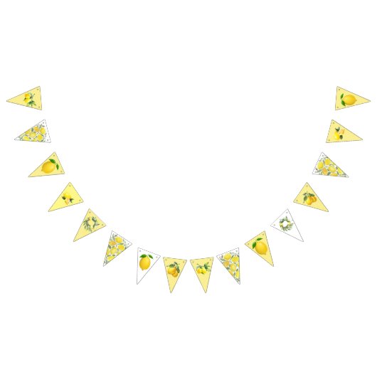 Drapeaux de grenaille de citron jaune (Tout)