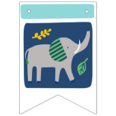 Drapeaux de guirlande d'anniversaire Animaux de la (Premier drapeau)