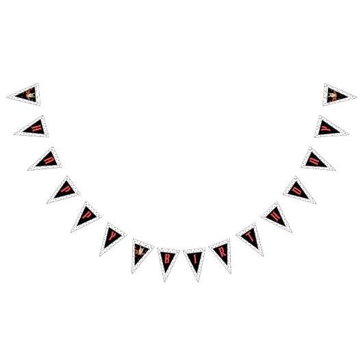 Drapeaux de guirlande d'anniversaire de rockstar p (Tout)