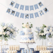 Drapeaux de guirlande de photos personnalisés