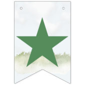 Drapeaux de jauge à thème de tracteur vert personn (Premier drapeau)