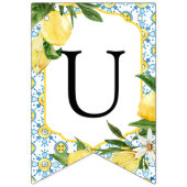 Drapeaux de jonction de texte personnalisé vintage (Deuxième drapeau)