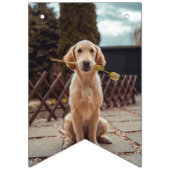 Drapeaux de lapin photo personnalisés chien d'anni (Deuxième drapeau)