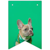 Drapeaux de lapin photo personnalisés chien d'anni (Premier drapeau)