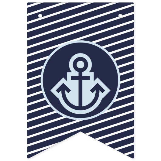 Drapeaux de largage marine et bleu pâle (Troisième drapeau)