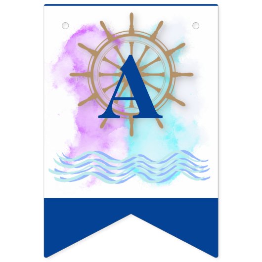 Drapeaux de largage nautique (roue de navire) (Troisième drapeau)