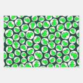 DRAPEAUX DE NEIGE ET ARBRES DE père Noël FEUILLES  (Devant)