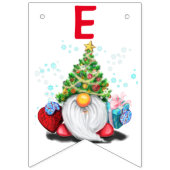 Drapeaux de Noël Gnomes avec cadeaux - Amusants (Troisième drapeau)