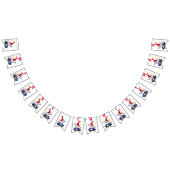 Drapeaux de Noël Patinage Gnome avec cadeaux (Tout)