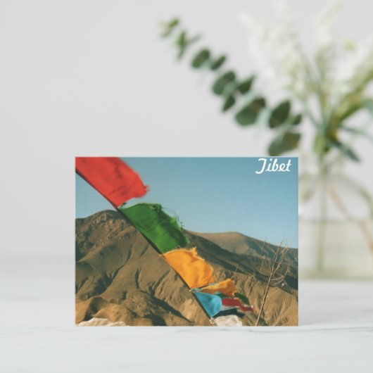 Drapeaux de prière carte postale (Debout devant)