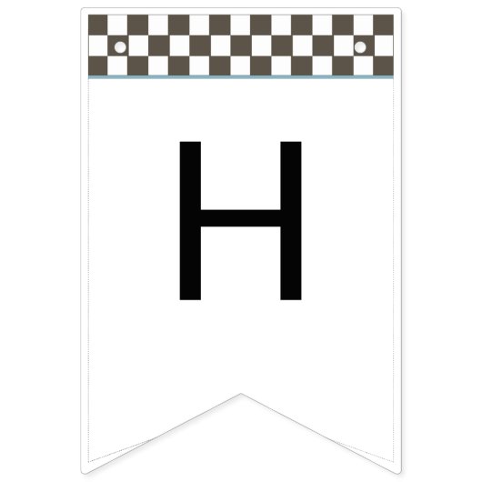 Drapeaux de rabattement Retro Blue Race Car (Deuxième drapeau)