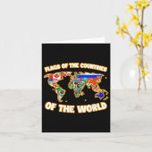 Drapeaux Des Pays Du Monde Carte Internationale (Fleur jaune)