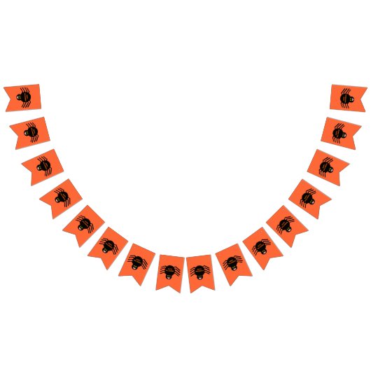 Drapeaux d'Halloween Black Spider Bunder (Tout)