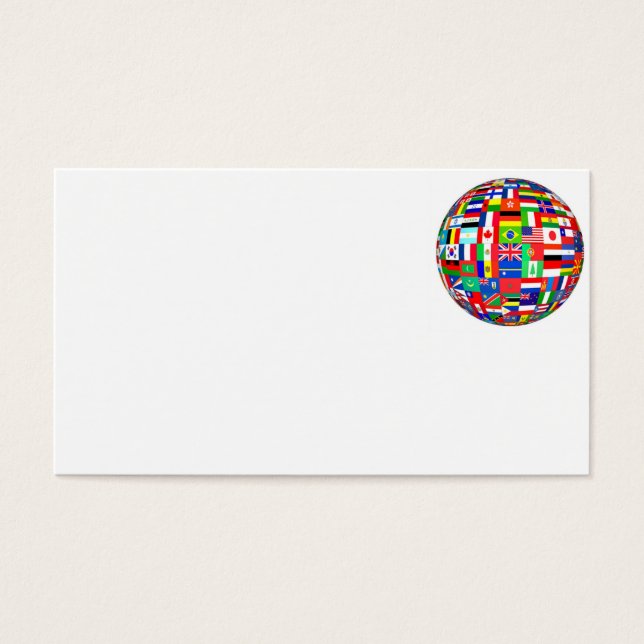 DRAPEAUX DU MONDE - COLORÉ MEILLEUR VENDEUR ! (Devant)
