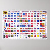 Drapeaux du Monde Poster (Devant)