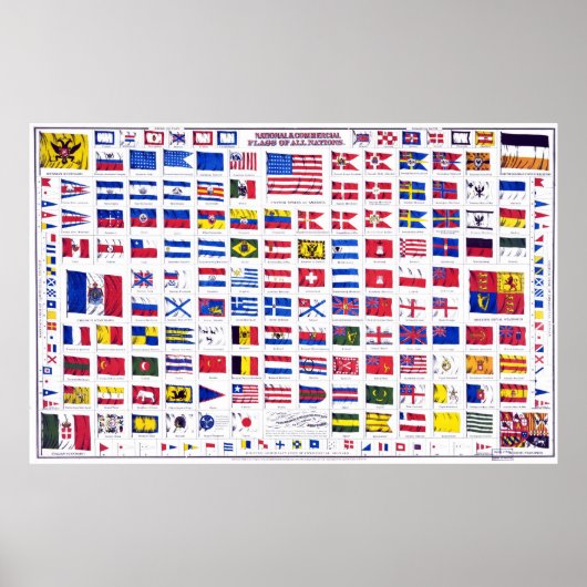 Drapeaux du Monde Poster (Devant)