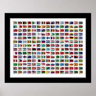Drapeaux du monde - Poster mis à jour 2011