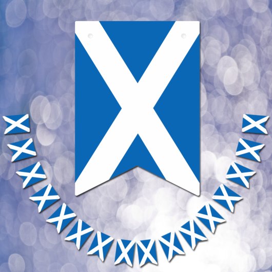 Drapeaux écossais & fête sportive bunt /Ecosse