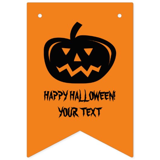 Drapeaux jackolantern faits sur commande d'étamine (Premier drapeau)