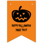 Drapeaux jackolantern faits sur commande d'étamine (Troisième drapeau)