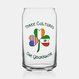 Drapeaux mexicains irlandais américains Shamrock P