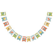 Drapeaux mignons d'étamine de fête d'anniversaire (Tout)